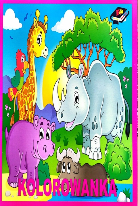 Kolorowanka zwierzęta dzikie i leśne 21x30