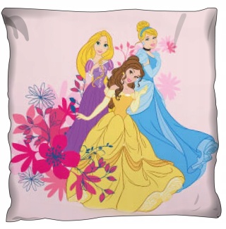 Księżniczki Disney welurowa poduszka jasiek 40x40cm