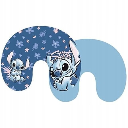 LILO I STITCH Podróżna poduszka welurowa rogal Andzia Stich LILO I STITCH Podróżna poduszka welurowa rogal Andzia Stich