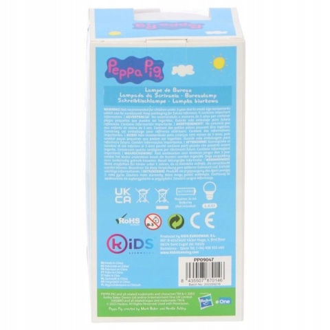 Lampka nocna LED na baterie ŚWINKA PEPPA Lampka nocna LED na baterie ŚWINKA PEPPA