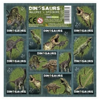 Naklejki nalepki dinozaury 24 szt