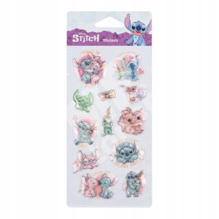 Naklejki nalepki wypukłe puffy Lilo i Stitch Stich i Andzia