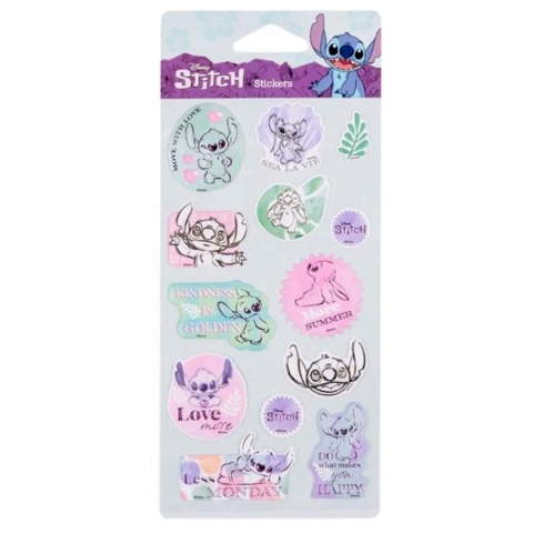Naklejki nalepki wypukłe puffy Lilo i Stitch Stich