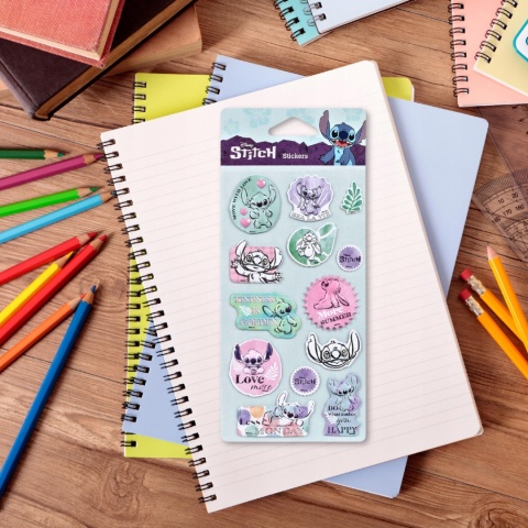 Naklejki nalepki wypukłe puffy Lilo i Stitch Stich