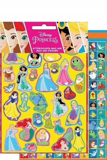Naklejki zestaw Księżniczki Disney 600szt