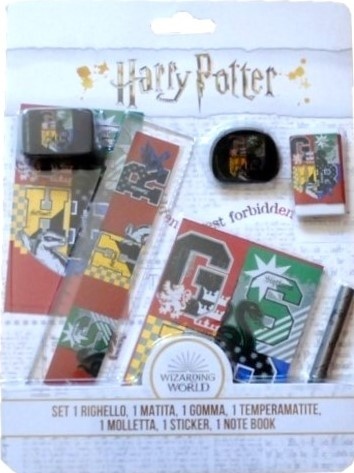 Ołówek linijka notesik gumka klips HARRY POTTER