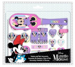 Spinki szczotka do włosów pierścionek MINNIE