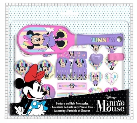 Spinki szczotka do włosów pierścionek MINNIE