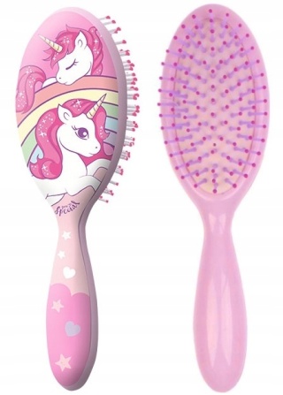 Szczotka do włosów dziecięca Jednorożec Unicorn tęcza