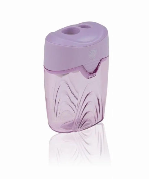 Temperówka strugaczka podwójna z pojemnikiem Astra Wave Pastel