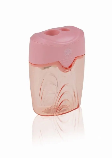 Temperówka strugaczka podwójna z pojemnikiem Astra Wave Pastel