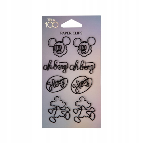 Zakładki spinacze do książek notatek Myszka Mickey Miki 8 SZT czarny