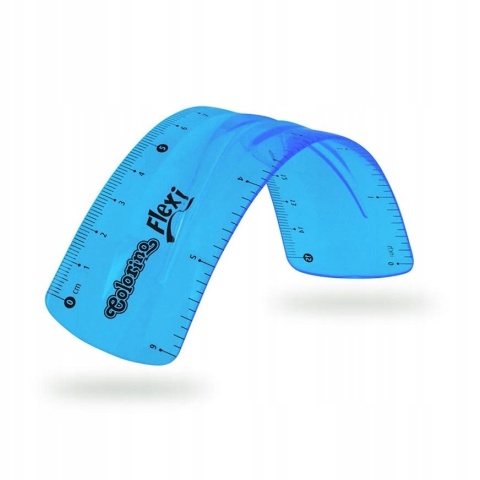 Zestaw geometryczny elastyczny 3 elementy linijka 15 cm ekierka kątomierz