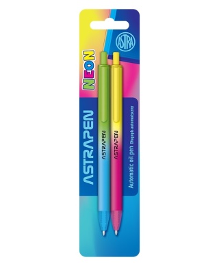 Długopis ASTRAPEN automatyczny 0,7 mm soft touch 2 szt