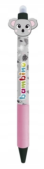 Długopis wymazywalny ścieralny Bambino królik lis miś koala 3 szt
