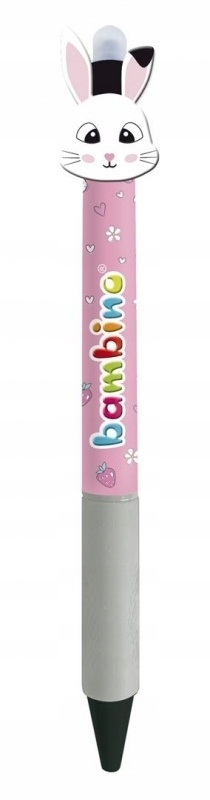 Długopis wymazywalny ścieralny Bambino królik lis miś koala 3 szt