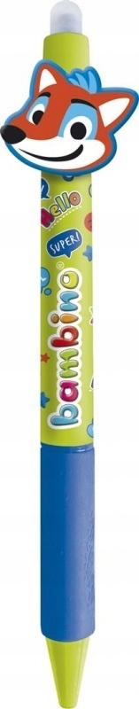 Długopis wymazywalny ścieralny St. Majewski bambino królik lis miś 3 szt