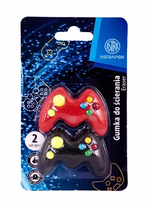 Gumki do ścierania mazania dla gracza kształt pad do konsoli