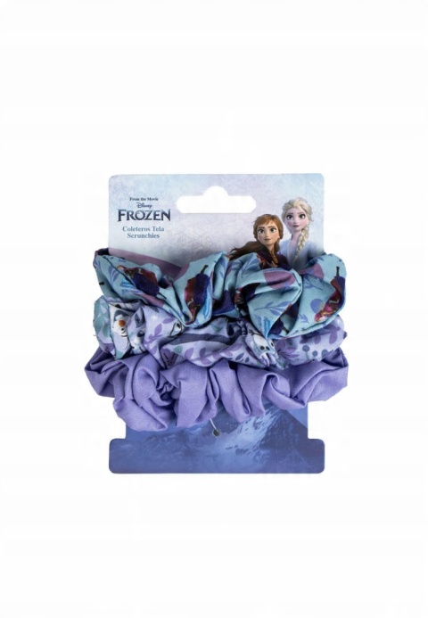 Gumki frotki scrunchies Kraina Lody Frozen zestaw 3 szt