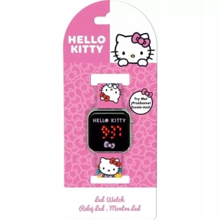 Hello Kitty kotek zegarek dziecięcy na rękę cyfrowy LED