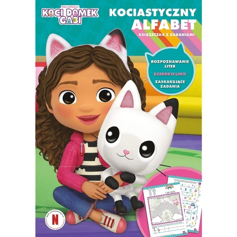 KOCI DOMEK GABI książeczka z zadaniami rebusy kolorowanka alfabet KOCI DOMEK GABI książeczka z zadaniami rebusy kolorowanka alfabet