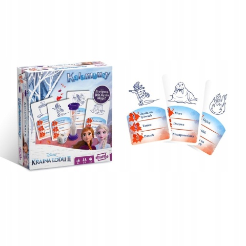 KRAINA LODU II Frozen kalambury 52 karty Cartamundi