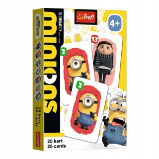 Karty gry czarny Piotruś memo MINIONKI Trefl