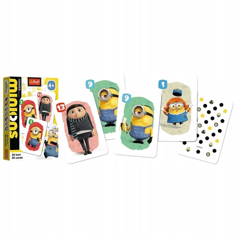 Karty gry czarny Piotruś memo MINIONKI Trefl