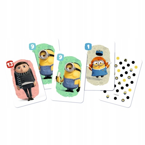Karty gry czarny Piotruś memo MINIONKI Trefl