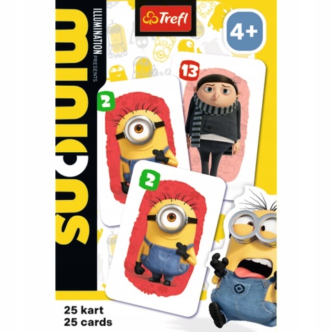 Karty gry czarny Piotruś memo MINIONKI Trefl