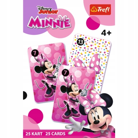 Karty gry czarny Piotruś memo MYSZKA MINNIE Trefl