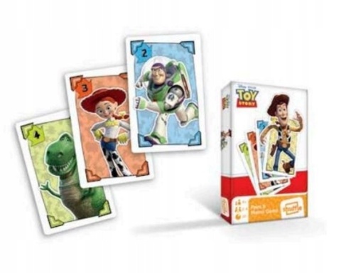 Karty gry czarny Piotruś memo TOY STORY