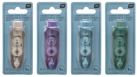 Korektor w taśmie 5 m Academy Interdruk 1 szt