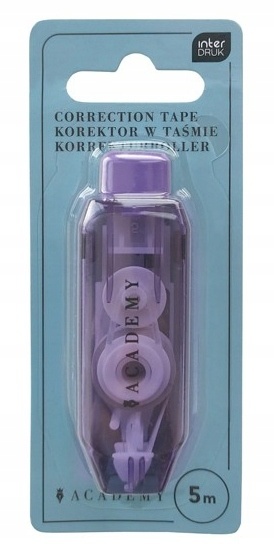 Korektor w taśmie 5 m Academy Interdruk 1 szt