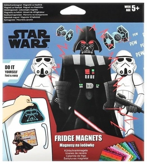 Magnesy do tablicy magnetycznej na lodówkę Star Wars Szturmowiec 4szt