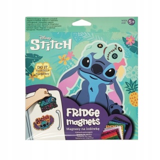 Magnesy do tablicy magnetycznej na lodówkę zrób to sam Stitch Stich 4szt