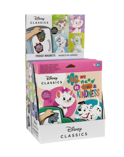 Magnesy do tablicy na lodówkę hand made zrób to sam BAMBI KOTKA MARIE 4szt