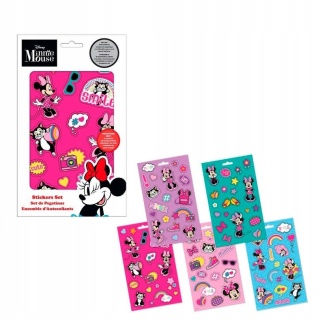 Naklejki zestaw naklejek nalepki wielokrotnego użytku MYSZKA MINNIE
