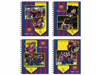 Notes kołozeszyt na spirali linia 100k B5 Fc Barcelona FCB 1 szt