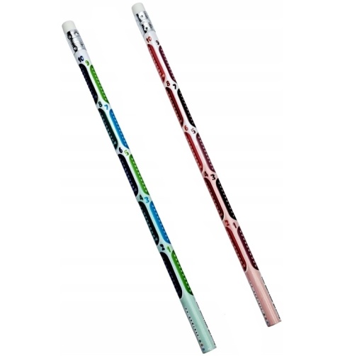 Ołówek HB z gumką z tabliczką mnożenia 2 szt