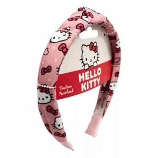 Opaska do włosów z kokardą dziecięca kotek Hello Kitty