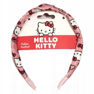 Opaska do włosów z kokardą dziecięca kotek Hello Kitty
