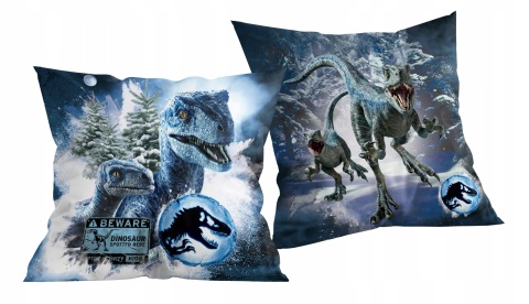 Park Jurajski Jurassic dinozaury poduszka jasiek 40X40 cm
