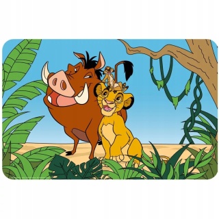 Podkładka na biurko stół Król Lew Simba Timon i Pumba 28x42