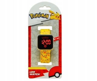 Pokemon Pikachu zegarek dziecięcy na rękę cyfrowy LED