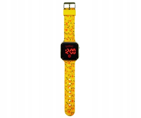 Pokemon Pikachu zegarek dziecięcy na rękę cyfrowy LED