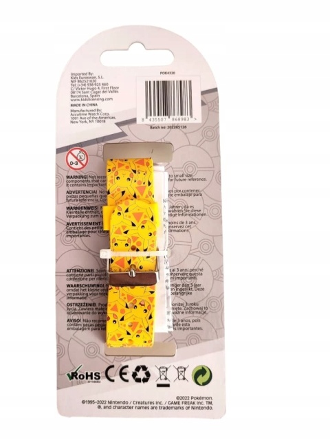 Pokemon Pikachu zegarek dziecięcy na rękę cyfrowy LED