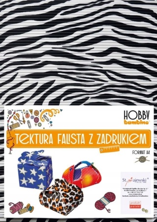 St. Majewski Tektura Falista z zadrukiem A4 10Ark