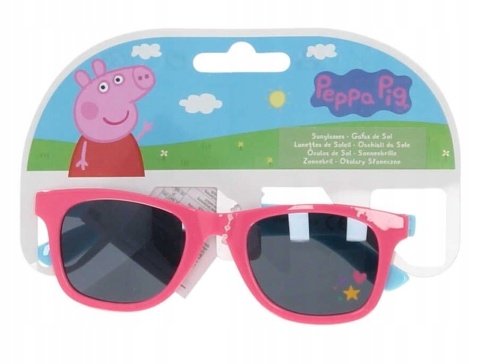 Świnka Peppa Pig okulary przeciwsłoneczne UV400