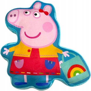 Świnka Peppa pig poduszka kształtka welurowa